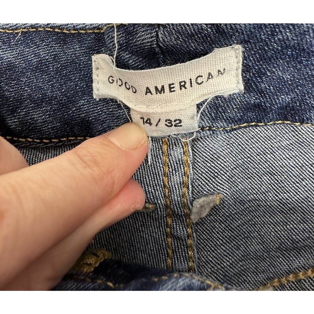 Good American Womens 14 Jeans Good Legs High Rise Skinny Medium Wash - Picture 3 of 10